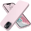 Picture of OTOFLY Designed for iPhone 13 Case, Silicone Shockproof Slim Thin Phone Case for iPhone 13 6.1 inch Ice Pink