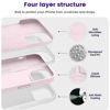 Picture of OTOFLY Designed for iPhone 13 Case, Silicone Shockproof Slim Thin Phone Case for iPhone 13 6.1 inch Ice Pink