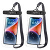 Picture of Universal Waterproof Phone Pouch Bag - 2Pack, Waterproof Case Compatible with iPhone 14 Pro Max/13/12/11/XR/X/SE/8/7, Galaxy S22/S21 Google Up to 7.5’’, IPX8 Dry Bag Vacation Essentials