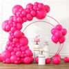 Picture of RUBFAC Hot Pink Balloons Different Sizes 105pcs 5/10/12/18 Inch for Garland Arch, Latex Party Balloons for Wedding Birthday Baby Shower Anniversary Valentine's Day Princess Theme Party Decoration