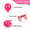 Picture of RUBFAC Hot Pink Balloons Different Sizes 105pcs 5/10/12/18 Inch for Garland Arch, Latex Party Balloons for Wedding Birthday Baby Shower Anniversary Valentine's Day Princess Theme Party Decoration