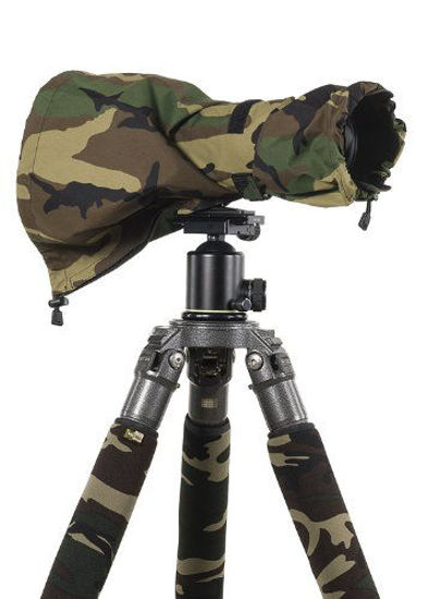 Picture of LensCoat LCRSMFG Raincoat RS for Camera and Lens, Medium (Forest Green Camo)