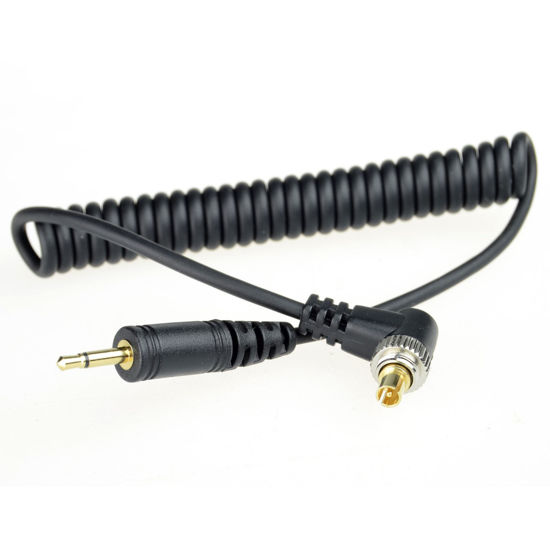 Picture of DSLRKIT 2.5mm to Male Flash PC Sync Cable Cord with Screw Lock