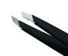 Picture of Tweezerman Stainless Steel Slant Tweezer - Eyebrow Tweezers for Women and Men (Black)