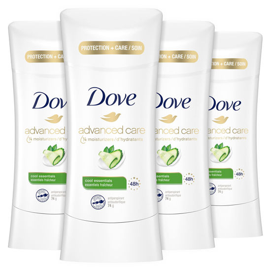 Picture of Dove Antiperspirant Deodorant with 48 Hour Protection Advance Cool Essentials Deodorant for Women, 2.6 Ounce (Pack of 4)