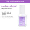 Picture of essie Nail Care, 8-Free Vegan, No Chips Ahead Top Coat, chip-resistant nail polish, 0.46 fl oz