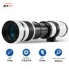 Picture of JINTU 420-800mm f/8.3 Telephoto Lens Camera Zoom Lenses with T Mount Adapter for Canon EOS 4000D 2000D 1200D 80D 90D Rebel T3i T4i T5 T5i T6 T7 T6i T7i SL1 SL2 5D III IV 6D 7D II 60D 70D 77D White