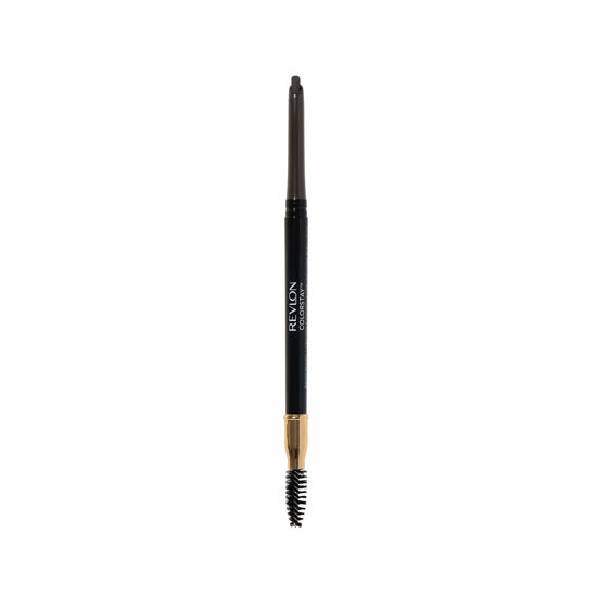 Picture of Revlon Eyebrow Pencil, Colorstay Eye Makeup with Eyebrow Spoolie, Waterproof, Longwearing Angled Precision Tip, 225 Soft Black, 0.01 Oz