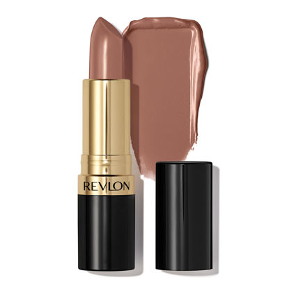 Picture of Revlon Super Lustrous Lipstick, High Impact Lipcolor with Moisturizing Creamy Formula, Infused with Vitamin E and Avocado Oil in Nude / Brown, Nude Fury (756)