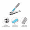 Picture of Nail Clippers Set, Ultra Sharp Sturdy Fingernail and Toenail Clipper Cutters with Visibly Tin Case by HAWATOUR - Stainless Steel