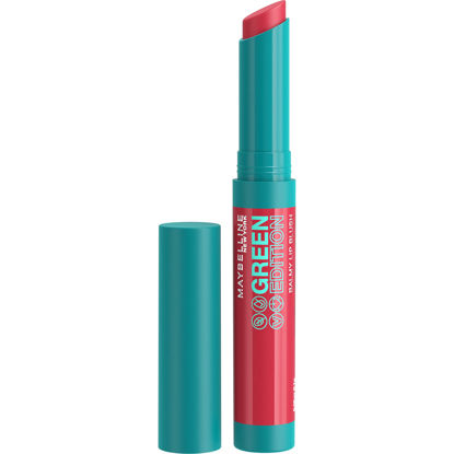 Picture of MAYBELLINE New York Green Edition Balmy Lip Blush, Formulated With Mango Oil, Dusk, Cherry Pink, 1 Count