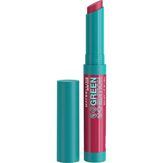 Picture of MAYBELLINE New York Green Edition Balmy Lip Blush, Formulated With Mango Oil, Midnight, Blackberry Purple, 1 Count