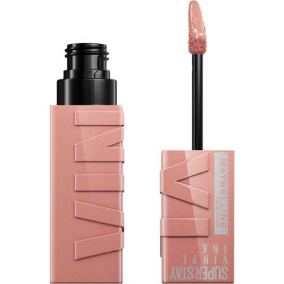 Picture of MAYBELLINE New York Super Stay Vinyl Ink Longwear No-Budge Liquid Lipcolor Makeup, Highly Pigmented Color and Instant Shine, Captivated, Pink Lipstick, 0.14 fl oz, 1 Count