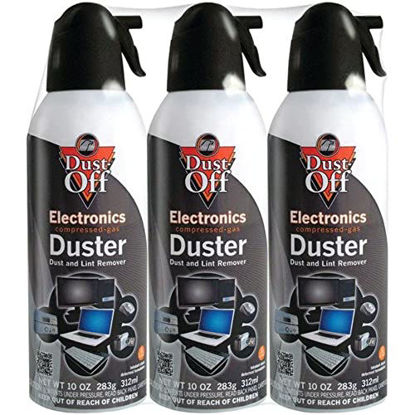Picture of Falcon Compressed Gas (152a) Disposable Cleaning Duster 3 Count, 10 oz. Can (DPSXL3)
