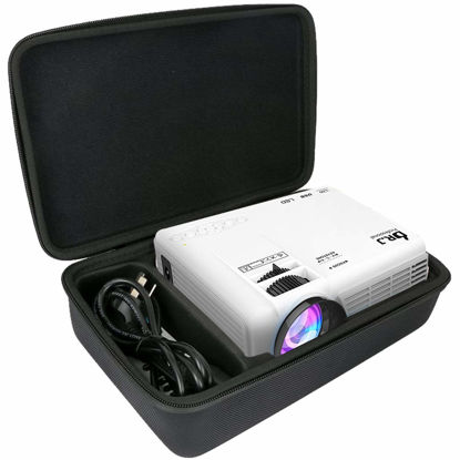 Picture of Khanka Hard Travel Case Replacement for DR. J Professional 1080P Mini Projector (Black)