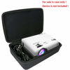 Picture of Khanka Hard Travel Case Replacement for DR. J Professional 1080P Mini Projector (Black)