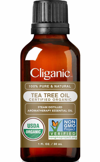 Picture of Cliganic Organic Tea Tree Essential Oil, 100% Pure Natural, for Aromatherapy | Non-GMO Verified