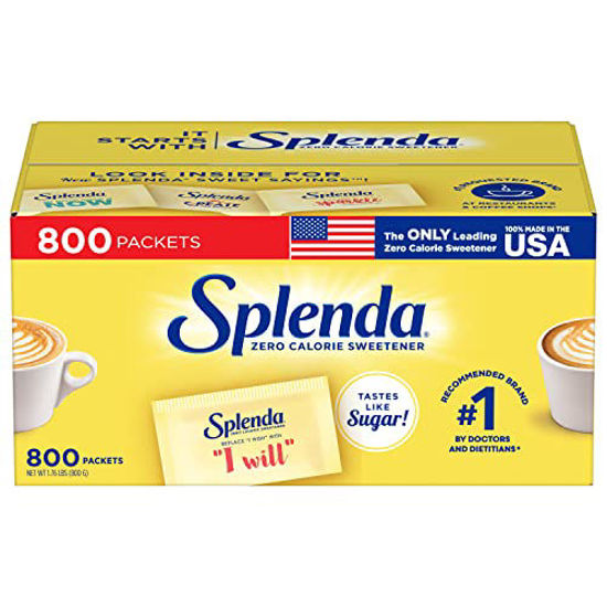 Picture of Splenda No Calorie Sweetener Value Pack, 800 Individual Packets (Pack of 1), 28.22 Ounce