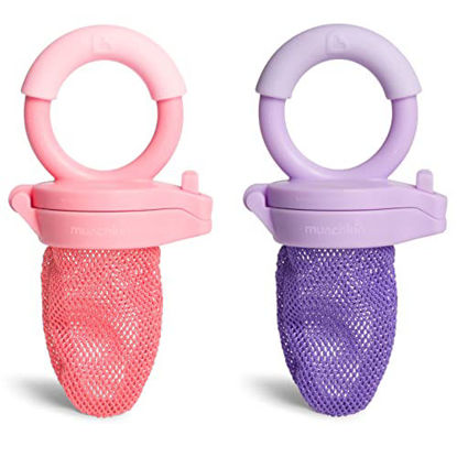 Picture of Munchkin® Fresh Food Feeder, 2 Pack, Coral/Purple