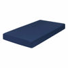 Picture of Everyday Kids Fitted Crib Sheet, 100% Soft Breathable Microfiber Baby Sheet, Fits Standard Size Crib Mattress 28in x 52in, Navy Nursery Sheet