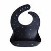 Picture of mushie Silicone Baby Bib | Adjustable Fit Waterproof Bibs (Planets)