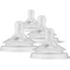 Picture of Philips AVENT Natural Response Baby Bottle Nipples Flow 3, 1M+, 4pk, SCY963/04