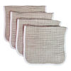 Picture of Synrroe Muslin Burp Cloths Large 20 by 10 Inches 100% Cotton 6 Layers Extra Absorbent and Soft 4 Pack Brown