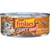 Picture of Purina Friskies Gravy Wet Cat Food, Extra Gravy Chunky With Chicken in Savory Gravy - (24) 5.5 oz. Cans