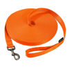 Picture of HIKISS Long Dog Leash Obedience Recall Training Agility Lead with Thickening Material for Large Dog - 15ft 20ft 30ft 50ft 100ft Training Leash(Orange 15ft)