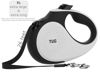 Picture of TUG XL 360° Tangle-Free Retractable Dog Leash with Anti-Slip Handle | 26 ft Strong Nylon Tape | One-Handed Brake, Pause, Lock (Extra Large, White)