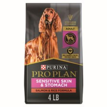 Picture of Purina Pro Plan Sensitive Skin and Stomach Dog Food Salmon and Rice Formula - 4 lb. Bag