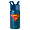 Picture of Simple Modern DC Comics Superman Kids Water Bottle with Straw Lid | Reusable Insulated Stainless Steel Cup for Boys, School | Summit Collection | 14oz, Superman