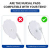 Picture of TENS/EMS Unit Replacement Pads NURSAL 20 Pack 3.5mm Snap Electrode Pads for Electrotherapy (Not Fit NURSAL Blue Tens) Reuse More Than 30 Times, Compatible with MEDVICE,Belifu TENS Machine