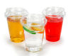 Picture of Golden Apple Cup series, 16oz Clear Plastic cups with Sip lids (Strawless) 30sets（30cups+30lids）