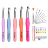 Picture of Yarniss Large Ergonomic Crochet Hooks Set 6.5mm 7.0mm 8.0mm 9.0mm 10.0mm (5 Size)