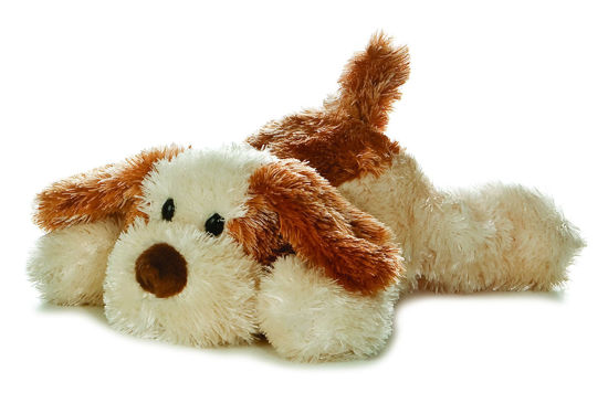 Picture of Aurora® Adorable Mini Flopsie™ Scruff™ Stuffed Animal - Playful Ease - Timeless Companions - Brown 8 Inches