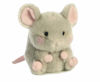 Picture of Aurora® Round Rolly Pet™ Frisk Mouse™ Stuffed Animal - Adorable Companions - On-The-Go Fun - Gray 5 Inches