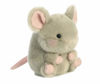 Picture of Aurora® Round Rolly Pet™ Frisk Mouse™ Stuffed Animal - Adorable Companions - On-The-Go Fun - Gray 5 Inches