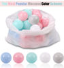 Picture of LANGXUN 50pcs Soft Plastic Ball Pit Balls - Plastic Toy Balls for Kids - Ideal Baby Toddler Ball Pit, Ball Pit Play Tent, Baby Pool Water Toys, Kiddie Pool, Party Decoration, Photo Booth Props