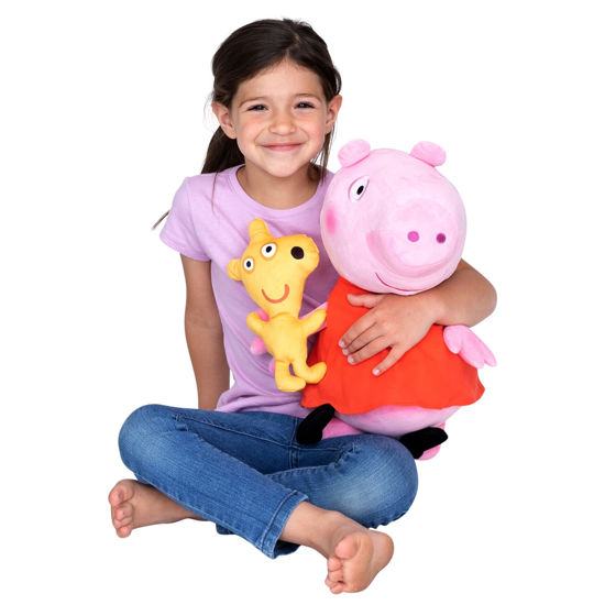 Picture of Peppa Pig Kids Bedding Super Soft Plush Cuddle Pillow Buddy, One Size, By Franco