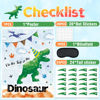 Picture of WERNNSAI Pin The Tail on The Dinosaur Party Game - 20'' x 29'' Dinosaur Party Games for Kids Boys with 24 PCs Tails Watercolor Dino Birthday Party Supplies for Wall Home Room Decorations