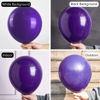 Picture of PartyWoo Purple Balloons, 50 pcs 12 Inch Royal Purple Balloons, Latex Balloons for Balloon Garland Arch as Party Decorations, Birthday Decorations, Wedding Decorations, Baby Shower Decorations