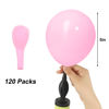 Picture of RUBFAC Light Pink Balloons, 120pcs 5 Inch Pastel Pink Balloons, Thicker Pastel Pink Balloons for Birthday Wedding Baby Shower Gender Reveal Graduation Anniversary Party Decorations