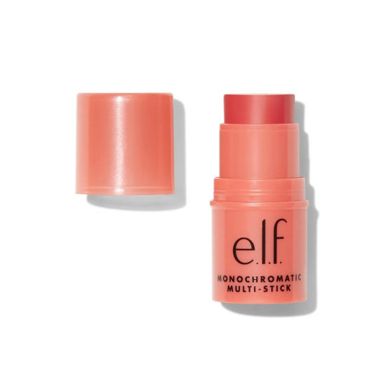 Picture of e.l.f. Monochromatic Multi Stick, Luxuriously Creamy & Blendable Color, For Eyes, Lips & Cheeks, Glimmering Guava, 0.155 Oz (4.4g)