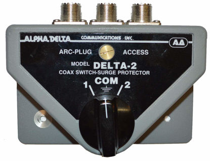 Picture of DELTA-2B Delta-2 Alpha Delta Original 2-Position Coax Switch, SO-239, 2KW - 500MHz