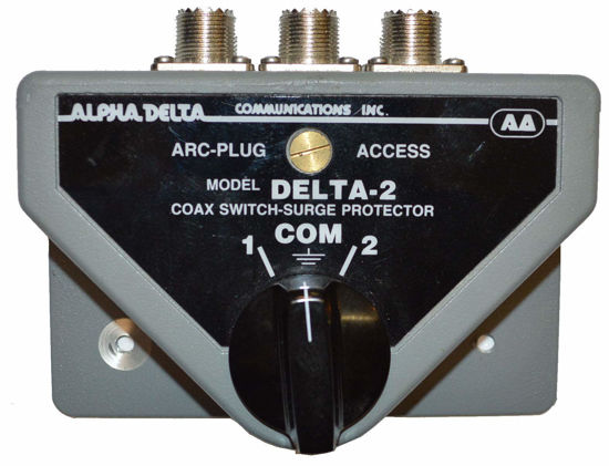 Picture of DELTA-2B Delta-2 Alpha Delta Original 2-Position Coax Switch, SO-239, 2KW - 500MHz