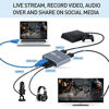 Picture of HDMI Video Capture Card 1080p 60fps, avedio links 4K Game Capture Card Device with Microphone HDMI Loop-out,Low Latency Record Broadcast Live Streaming Compatible with Nintendo Switch/PS4/PS5/Xbox One