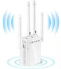 Picture of WiFi Extender Up to 1200Mbps Repeater,Covers Up to 4000 Sq.ft and 35 Devices,4 Antennas 360°Full Coverage Dual Band 2.4G and 5G Range Extender, Booster to Extend Range of WiFi Internet Connection