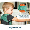 Picture of Tiny Twinkle Mess-proof Apron Bib - Waterproof Baby Bib - Machine Washable - PVC, BPA, & Phthalate Free - Great Travel Bib for feedings (Olive Green, Large 2-4 Years)