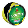 Picture of Duck Brand 283972_C Duck Printed Duct Tape, 6-Roll, Black/Yellow Stripes, 6 Rolls